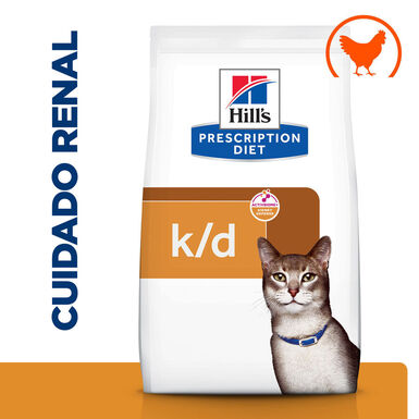 Hill's Prescription Diet Kidney Care k/d Frango ração para gatos